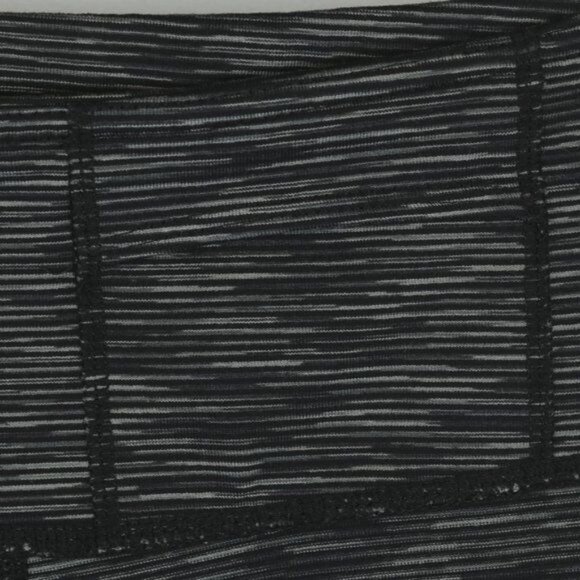 Athleta Energy Chaturanga Women's Small Black Gray Space Dye Crop Leggings - Picture 6 of 7